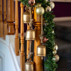 Four Large Bells on Rope-Home Décor-Siesta Crafts