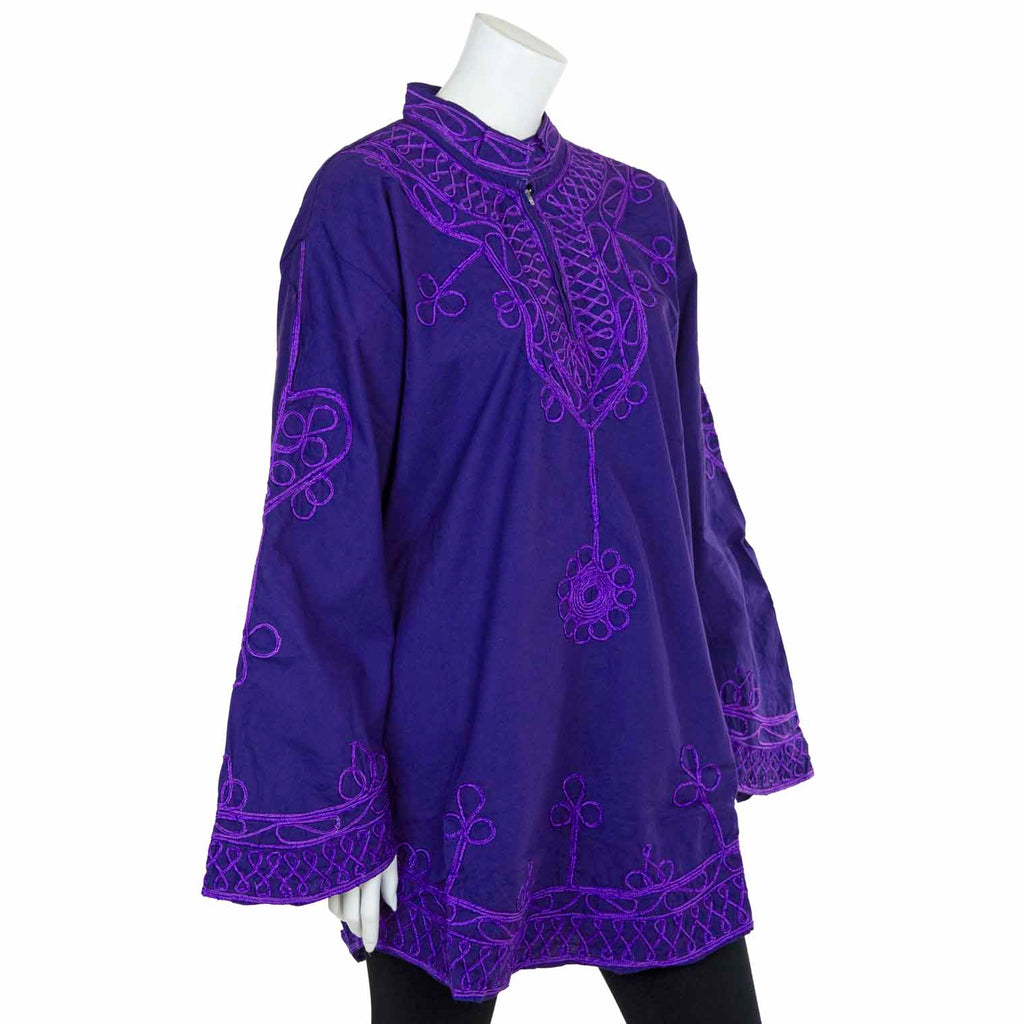 Vintage Jalaba Style Tunic-Tops-Siesta Crafts