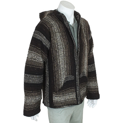 Zipped Baja Hoodie-Baja Hoodies-Siesta Crafts