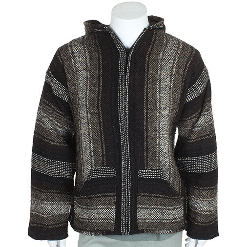Zipped Baja Hoodie-Baja Hoodies-Siesta Crafts