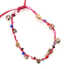 Charm Anklet with Shell-Anklets-Siesta Crafts