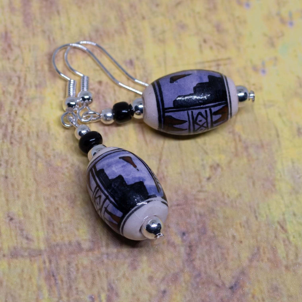 Arcadian Eye Earrings-Earrings-Siesta Crafts