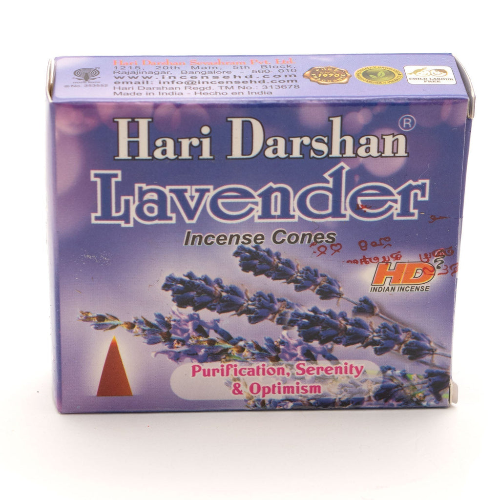 Lavender Hari Incense Cones-Cone Incense-Siesta Crafts