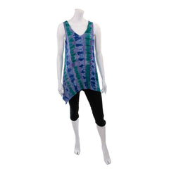 Tie Dye Vest-Tops-Siesta Crafts