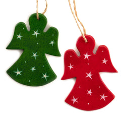 Angel Soapstone Christmas Decoration-Home Décor-Siesta Crafts