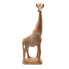 Soapstone Giraffe Statue 24"-Home Décor-Siesta Crafts