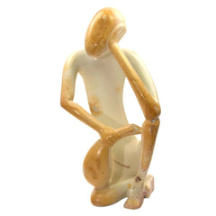 Giant Soapstone Thinking Man Statue No.13-Home Décor-Siesta Crafts