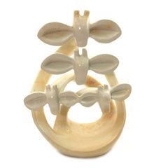 Soapstone Giraffe Knot Carving No.17-Home Décor-Siesta Crafts