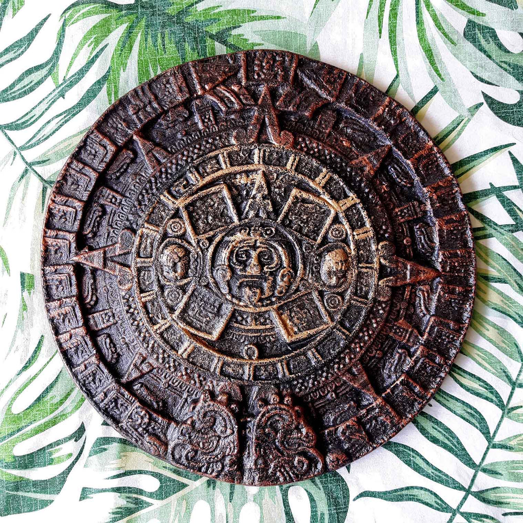 Large Aztec Calendar-Central & South American-Siesta Crafts