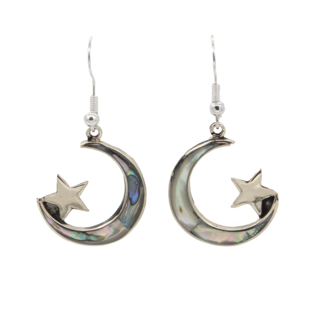 Noche Lunar Poquito Earrings-Earrings-Siesta Crafts