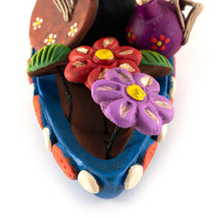 Calavera in a Boat-Ornaments & Figurines-Siesta Crafts