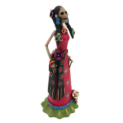 Medium Catrina Ceramic No.37-Ornaments & Figurines-Siesta Crafts
