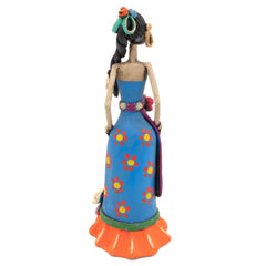 Medium Catrina Ceramic No.38-Ornaments & Figurines-Siesta Crafts