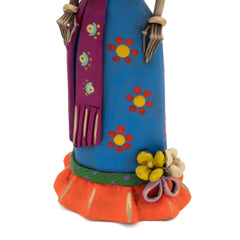 Medium Catrina Ceramic No.38-Ornaments & Figurines-Siesta Crafts