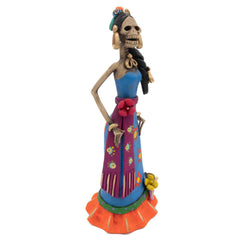 Medium Catrina Ceramic No.38-Ornaments & Figurines-Siesta Crafts