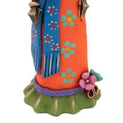 Medium Catrina Ceramic No.39-Ornaments & Figurines-Siesta Crafts