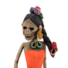 Medium Catrina Ceramic No.39-Ornaments & Figurines-Siesta Crafts