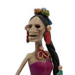 Medium Catrina Ceramic No.40-Ornaments & Figurines-Siesta Crafts
