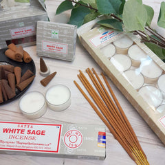 Satya White Sage Incense-Stick Incense-Siesta Crafts