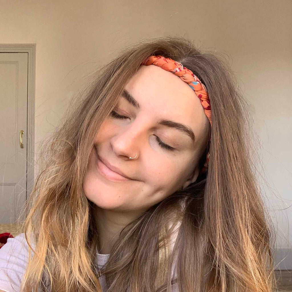 Recycled Sari Braid Band-Hair Accessories-Siesta Crafts
