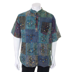 Short Sleeve Patch Kurta-Shirts-Siesta Crafts