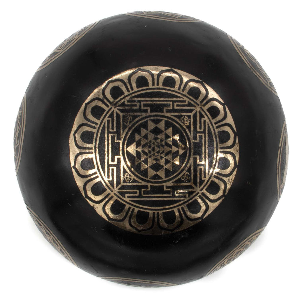 Mustang Black Singing Bowl-Singing Bowls-Siesta Crafts
