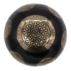 Mustang Black Singing Bowl-Singing Bowls-Siesta Crafts