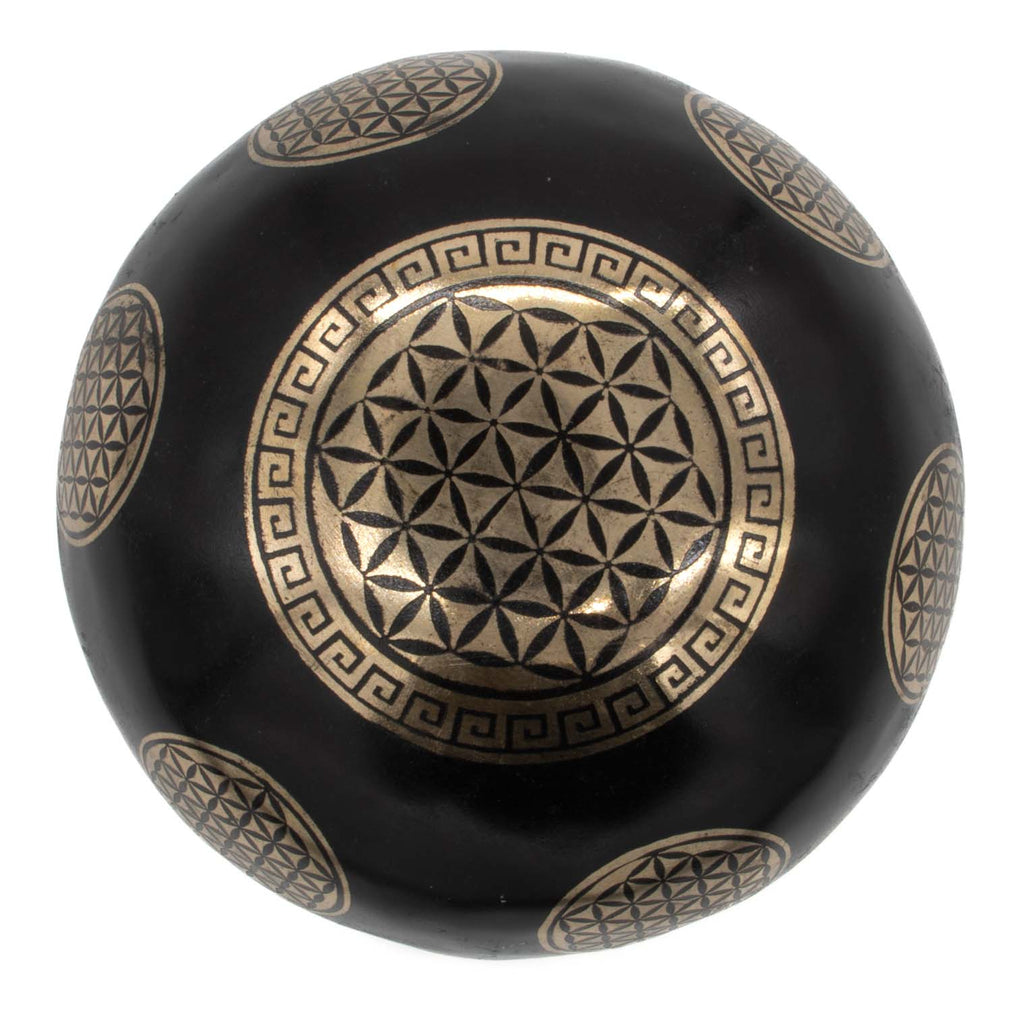 Mustang Black Singing Bowl-Singing Bowls-Siesta Crafts