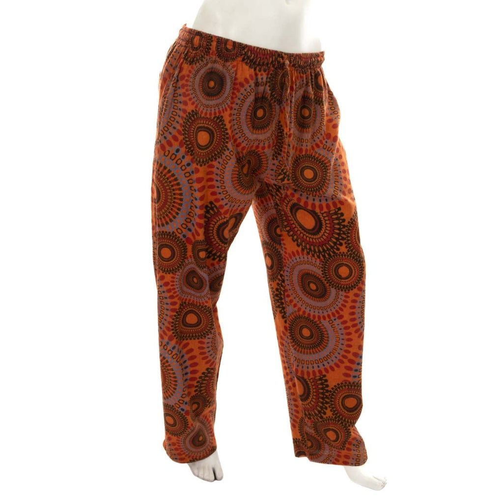 Cotton Straight Leg Trousers-Trousers-Siesta Crafts
