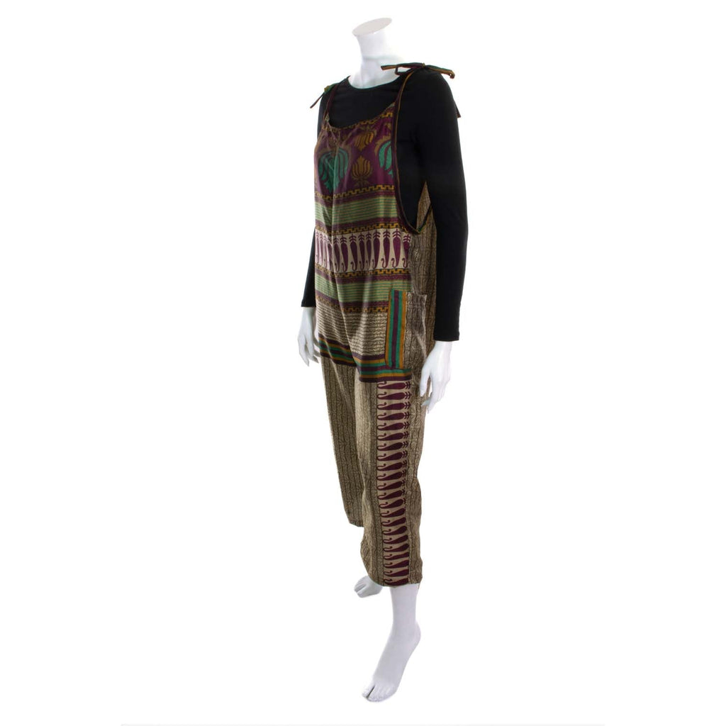 Recycled Sari Dungarees-Dungarees & Jumpsuits-Siesta Crafts