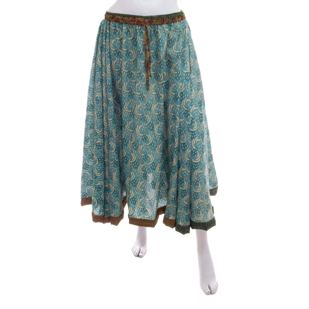 Recycled Sari Skirt-Skirts-Siesta Crafts