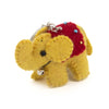 Elephant Felt Keyring-Keyrings & Bag Charms-Siesta Crafts