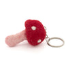 Mushroom Felt Keyring-Keyrings & Bag Charms-Siesta Crafts
