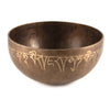Medicine Buddha Etched Singing Bowl No.21-Singing Bowls-Siesta Crafts