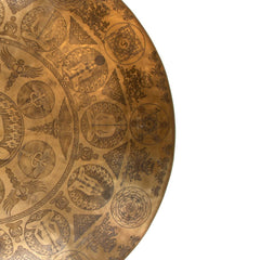 Yogi Mandala Etched Gong No.74-Gongs-Siesta Crafts