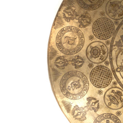 Vajra Mandalas Etched Gong No.75-Gongs-Siesta Crafts