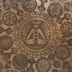 Yogi Vajra Etched Gong No.77-Gongs-Siesta Crafts