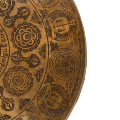 Yogi Vajra Etched Gong No.77-Gongs-Siesta Crafts