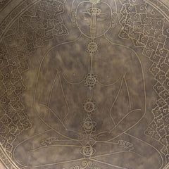 Cloud Yogi Etched Gong No.78-Gongs-Siesta Crafts
