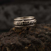 Spinning Silver Om Ring-Rings-Siesta Crafts