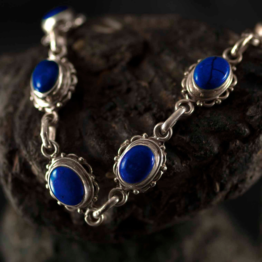 Nepalese Silver Bracelet No.13-Bracelets & Wristbands-Siesta Crafts