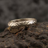 Carved Nepalese Silver Ring-Rings-Siesta Crafts