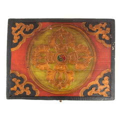 Tibetan Style Box with Feet-Furniture-Siesta Crafts