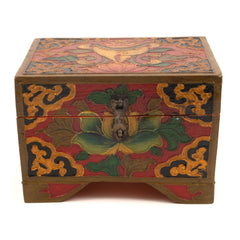 Tibetan Style Box with Feet-Furniture-Siesta Crafts
