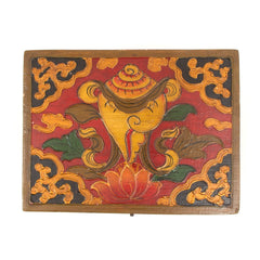 Tibetan Style Box with Feet-Furniture-Siesta Crafts