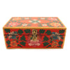 Painted Flower Tibetan Style Box-Furniture-Siesta Crafts