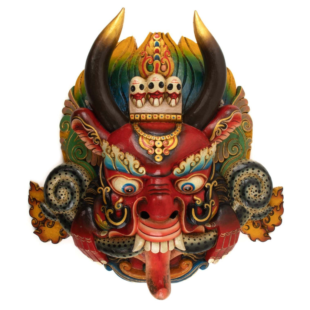 Giant Artisan Cheppu Mask No.265-Home Décor-Siesta Crafts