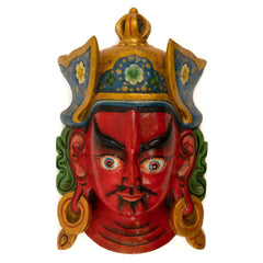 Artisan Guru Rinpoche Mask No.266-Home Décor-Siesta Crafts