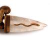 Gold Plated Copper and Crystal Phurba-Buddhism-Siesta Crafts