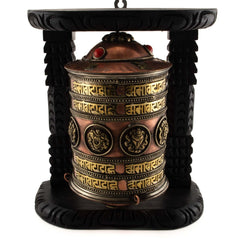 Special Wall Prayer Wheel No.291-Buddhism-Siesta Crafts